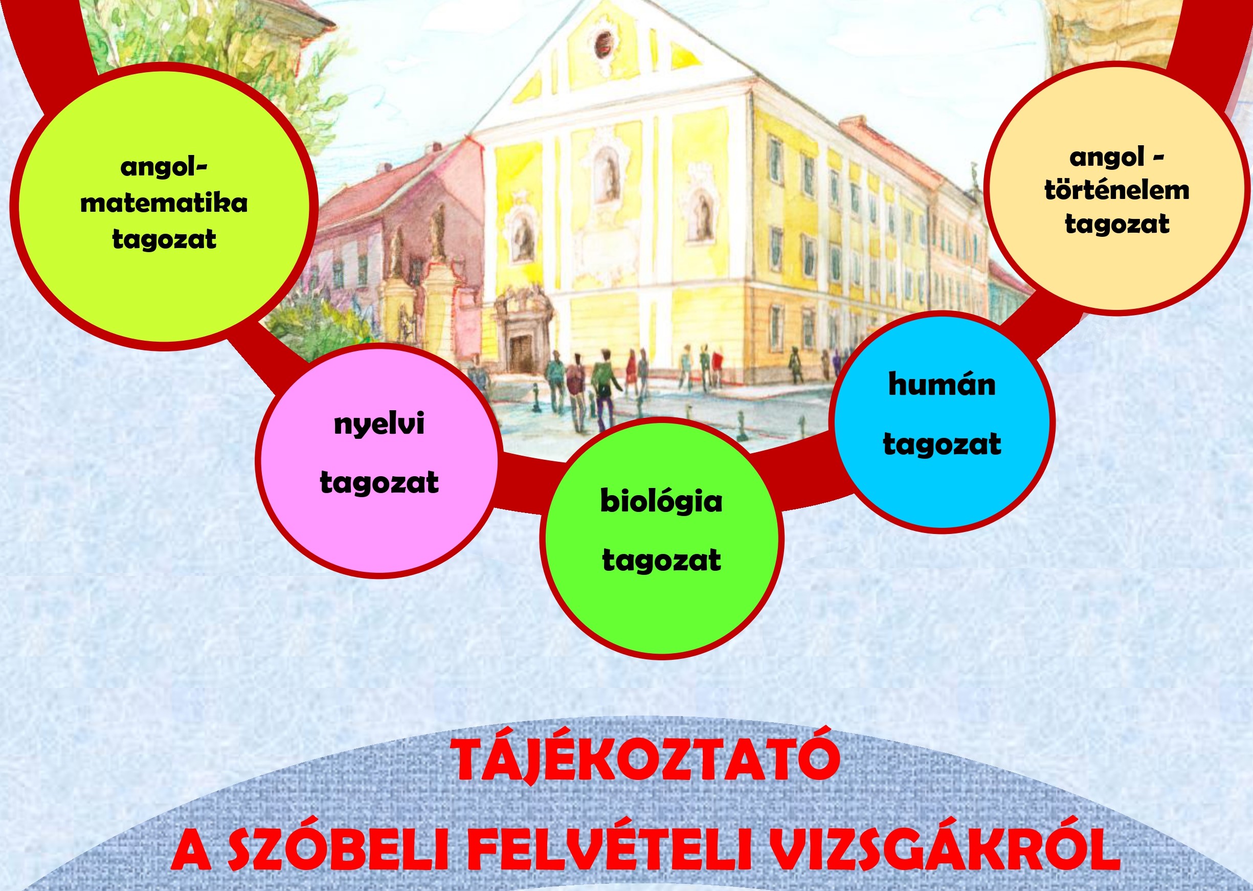 Tájékoztató a szóbeli felvételi vizsgákról