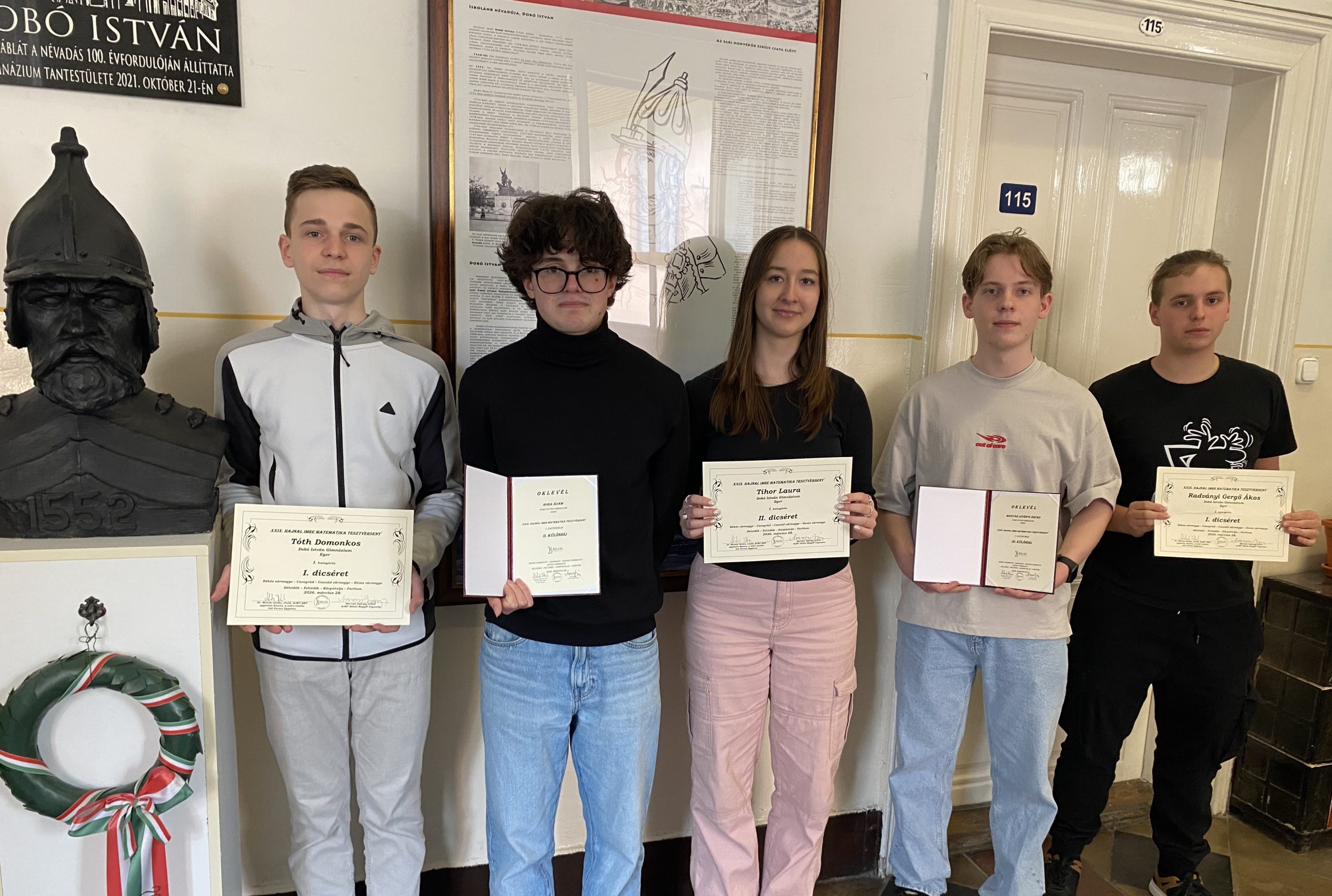 Kiváló eredmények a Hajnal Imre Matematika Tesztversenyen