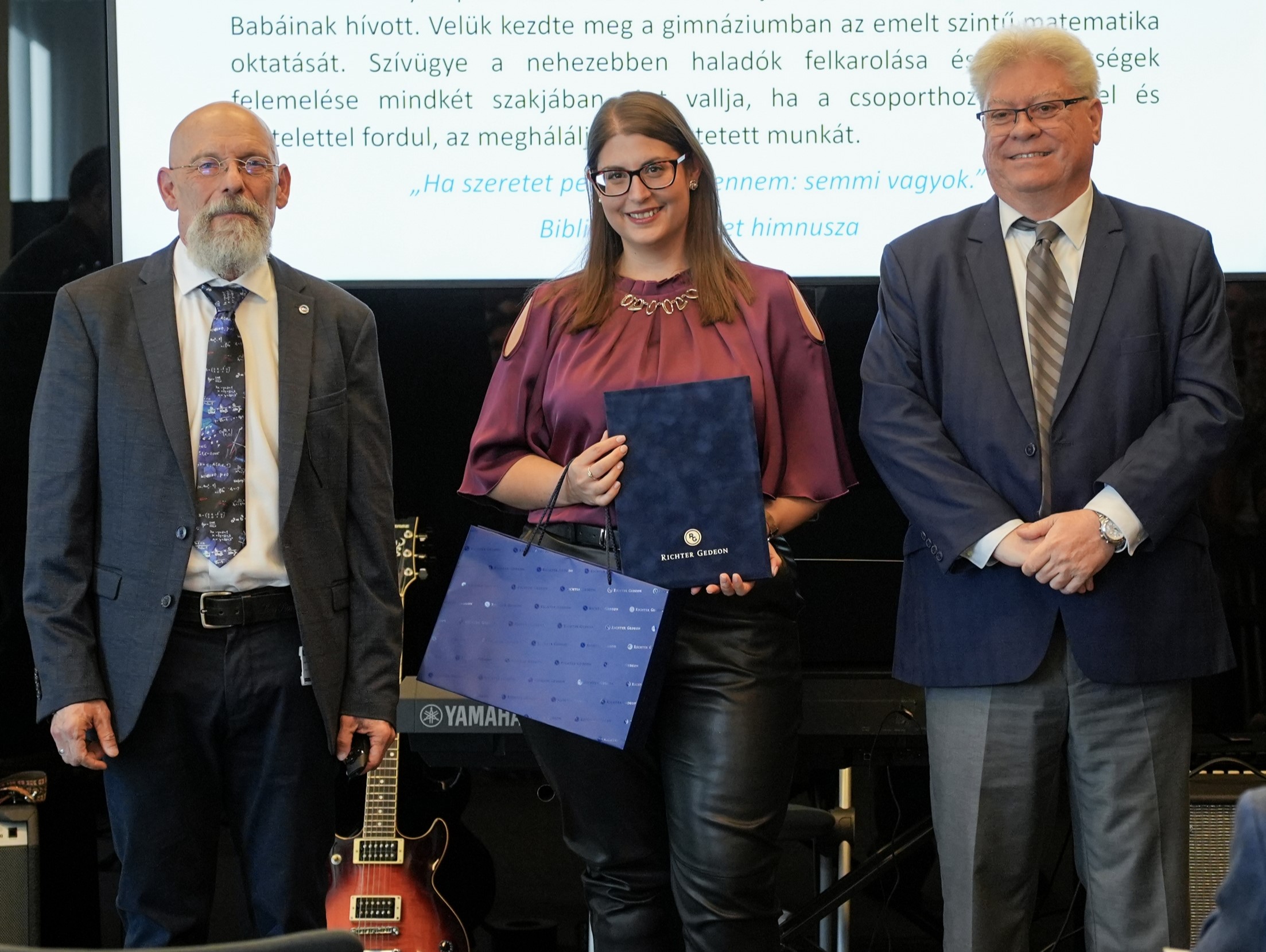 Richter FITT díjat kapott Széll Kitti tanárnő