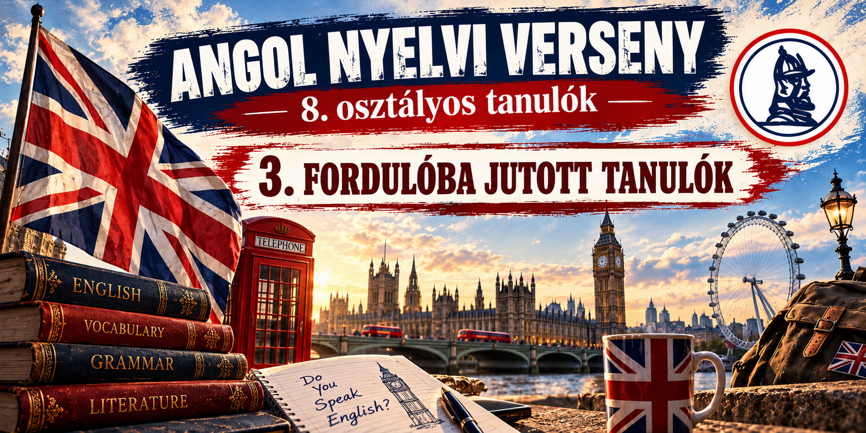 Továbbjutók a 3. fordulóba – Angol nyelvi verseny a 8. osztályosoknak